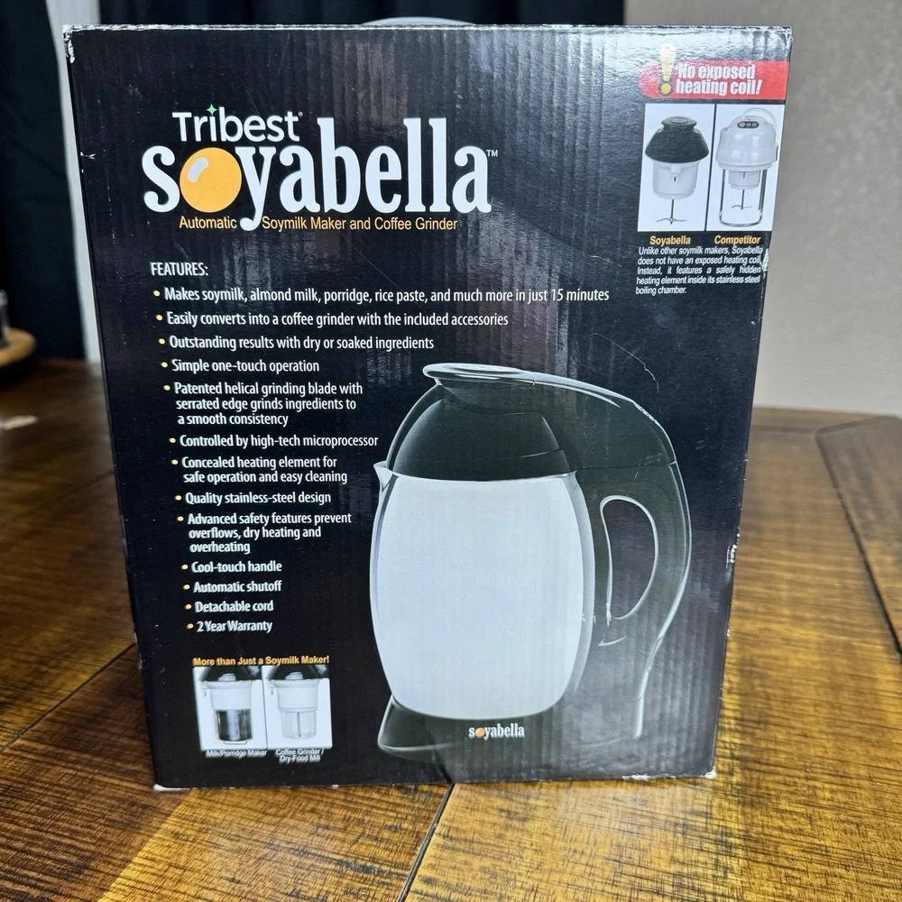Tribest SB-130 Soyabella, Automatic Soy Milk and Nut Milk Maker Machine B111